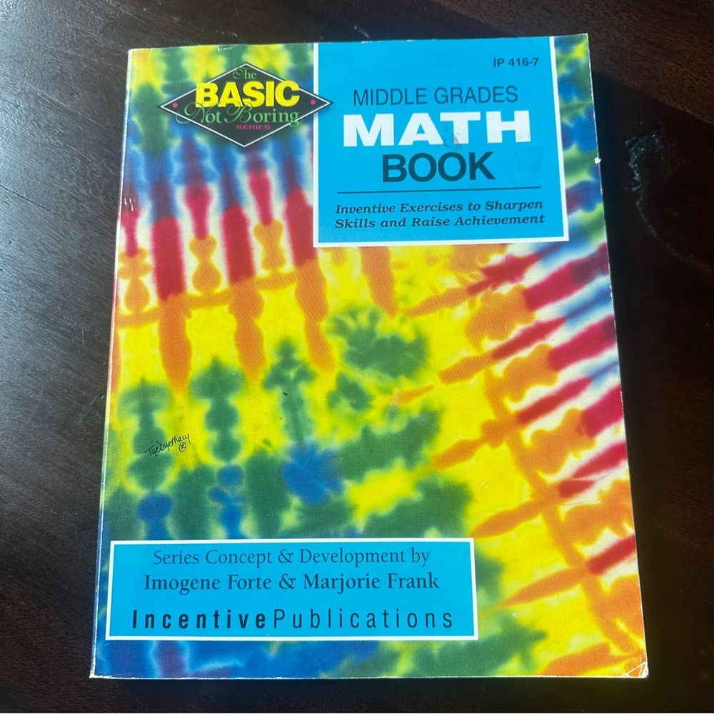 Middle Grades Math Book